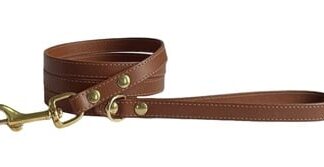 Sazzz hondenriem passion classic leer zadel bruin
