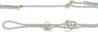 Trixie Trixie soft rope hondenriem verstelbaar saliegroen / mint
