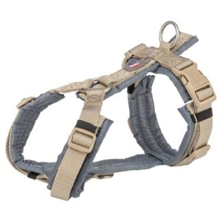 Trixie Trixie hondentuig Y premium trekking zand taupe / grafiet grijs