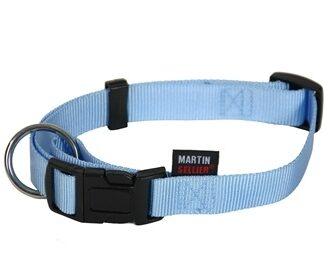Martin Martin halsband basic nylon blauw