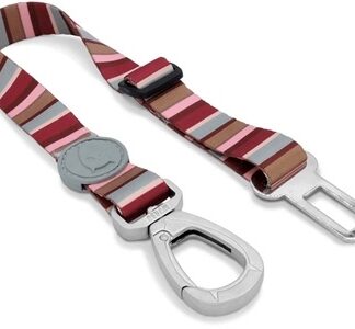 Morso Morso honden autogordel gerecycled skyline rood / roze