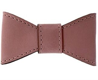 Sazzz Sazzz vlinderstrik glamper classic leer roze