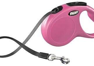 Flexi Flexi hondenriem | Rollijn 5 meter | Roze | Voor honden tot 15 kg