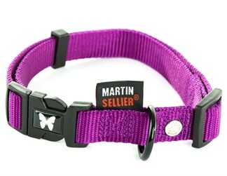 Martin Martin halsband verstelbaar nylon paars