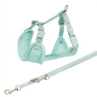 Trixie Trixie junior puppytuig soft met riem mintgroen
