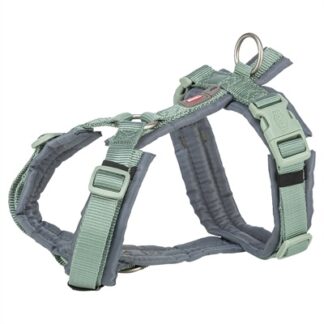 Trixie Trixie hondentuig Y premium trekking salie groen / grafiet grijs