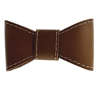 Sazzz Sazzz vlinderstrik glamper classic leer zadel bruin