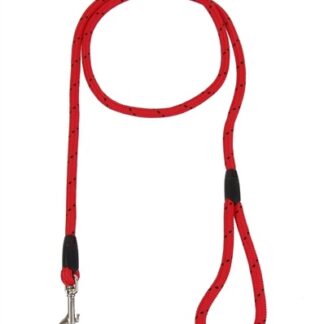 Rosewood Rosewood hondenriem touw rood / zwart