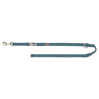 Trixie Trixie hondenriem premium verstelbaar petrol blauw