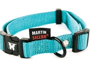 Martin Martin halsband verstelbaar nylon turquoise