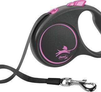 Flexi Flexi hondenriem | Rollijn 5 meter | Roze | Voor honden tot 50 kg