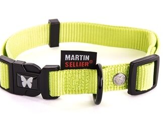 Martin Martin halsband verstelbaar nylon groen
