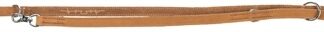 Trixie Trixie hondenriem rustic heartbeat verstelbaar vetleer bruin