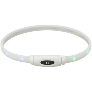 Trixie Trixie lichtgevende halsband hond usb siliconen oplaadbaar meerkleurig