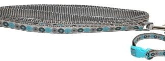 Little rascals Little rascals puppy halsband met lijn blauw