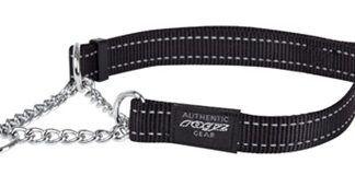Rogz for dogs Rogz for dogs fanbelt halfslip halsband zwart
