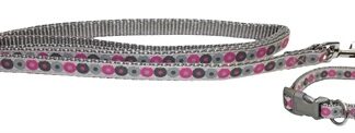 Little rascals Little rascals puppy halsband met lijn roze