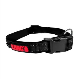 Kong Kong halsband hond nylon zwart
