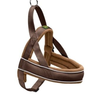 Hunter Hunter harnas norweger racing nylon bruin / cognac