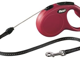 Flexi Flexi hondenriem | Rollijn 5 en 8 meter | Rood | Voor honden tot 20 kg
