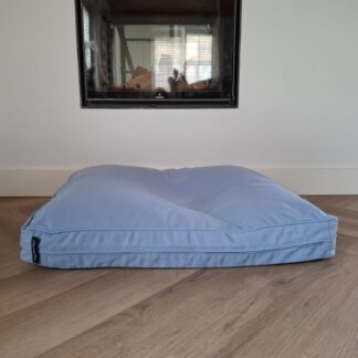 Hondenbed bench kussen blauw 80 x 66 x 11 cm
