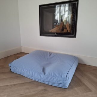 Hondenbed bench kussen blauw 65 x 65 x 12 cm
