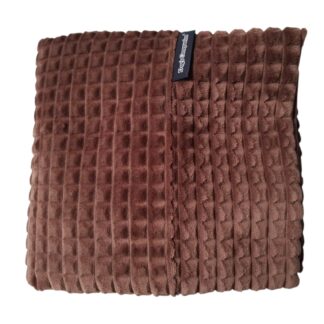 Dog's Companion® Hoes hondenbed little square soft brown small