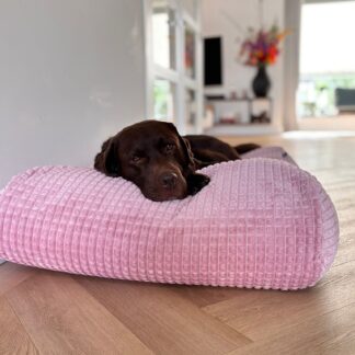 Dog's Companion® Hondenbed little square soft pink extra small