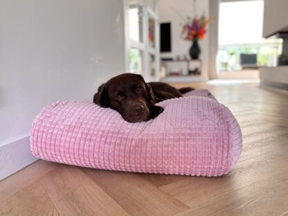 Dog's Companion® Hondenbed little square soft pink extra small